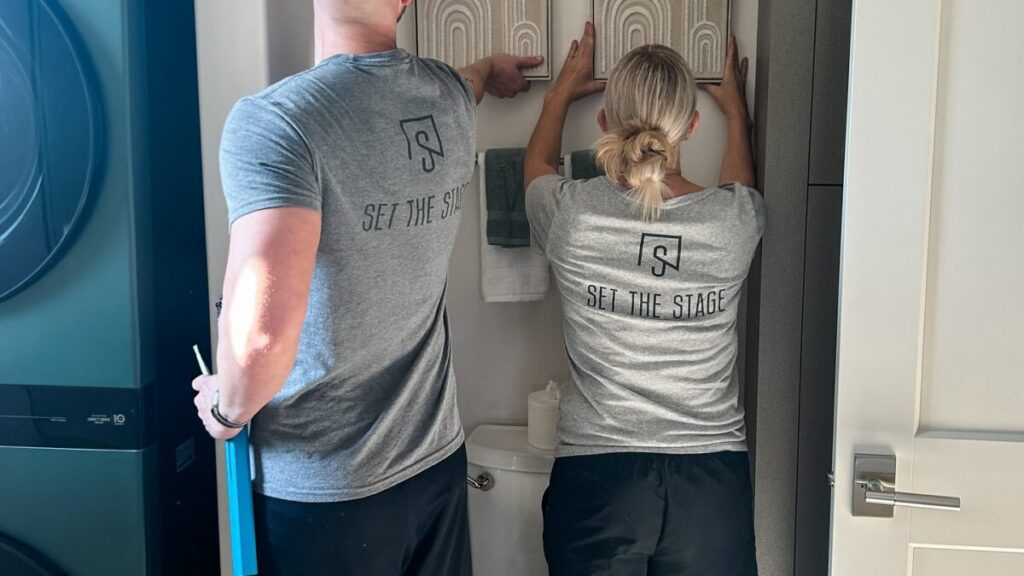 Home Stagers Hanging Artwork