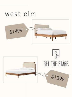 West elm bed