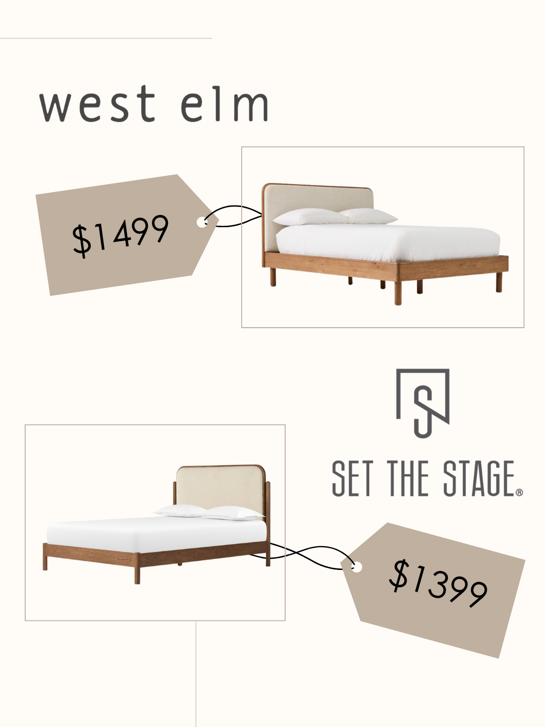 West elm bed